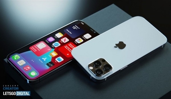 网曝iPhone 12s Pro Max渲染图:首次搭载高刷 屏下指纹配置