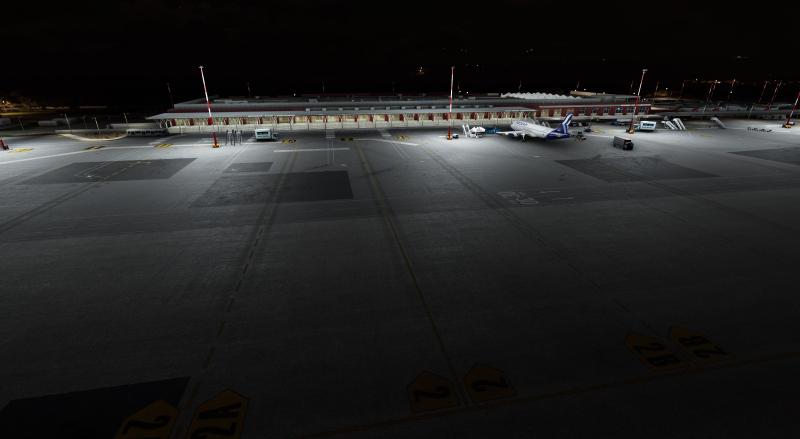 《微软飞行模拟》展示新一批截图：干尼亚机场截图