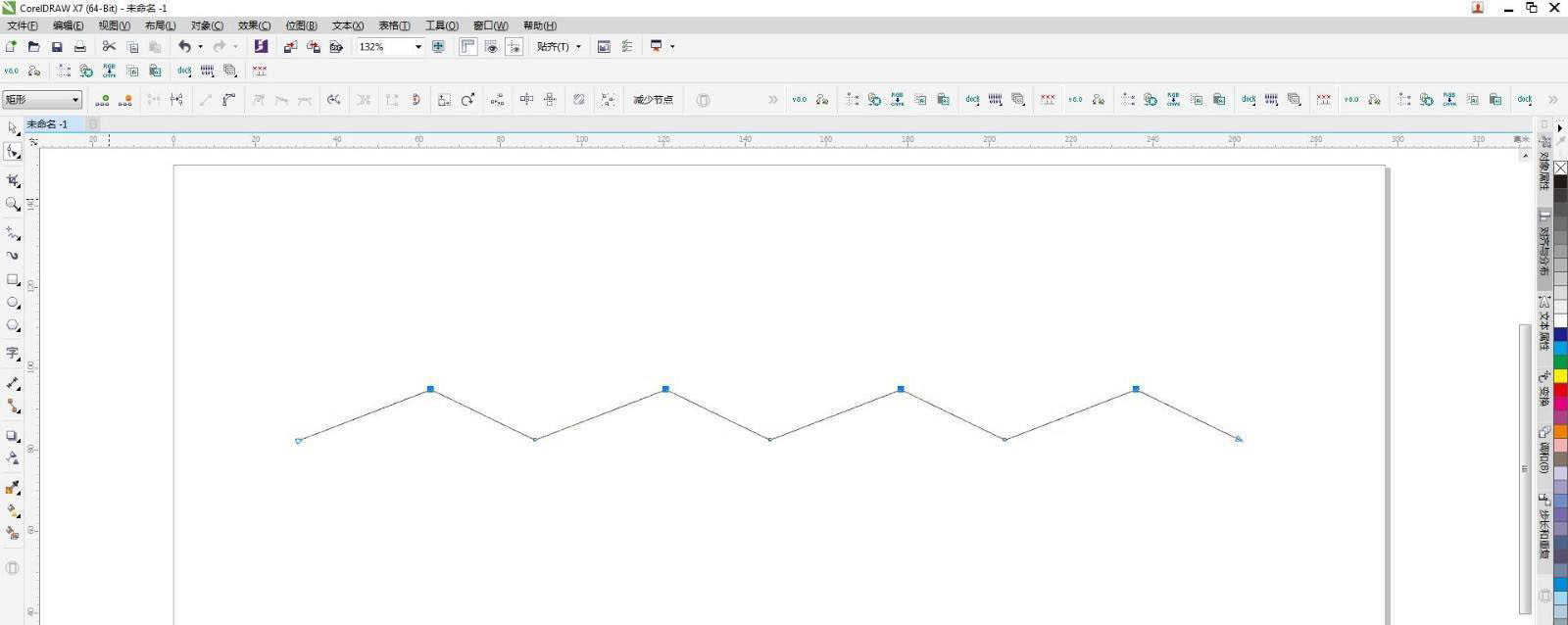 cdr如何将直线变成波浪线?cdr快速将直线变曲线的操作教程