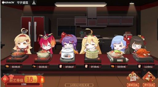 高能手办团守岁盛筵食谱如何用?高能手办团守岁盛筵食谱使用优先级解析