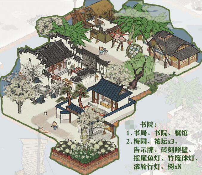 江南百景图松江府怎么布局江南百景图松江府布局攻略
