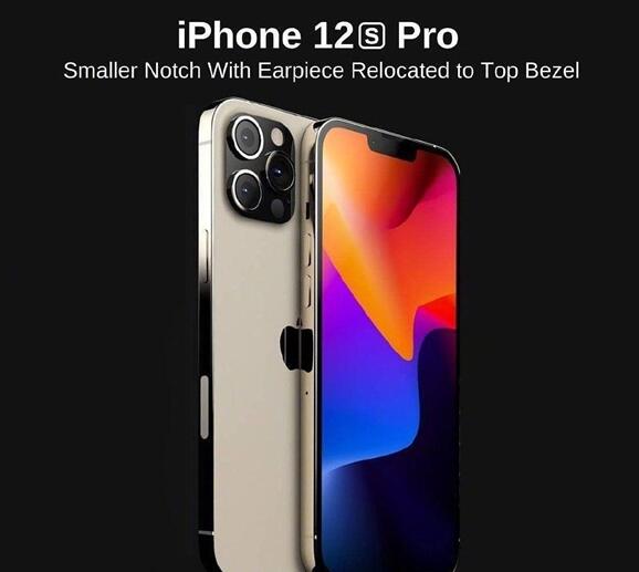 iPhone 12s Pro高清渲染图曝光:配备隐藏式听筒