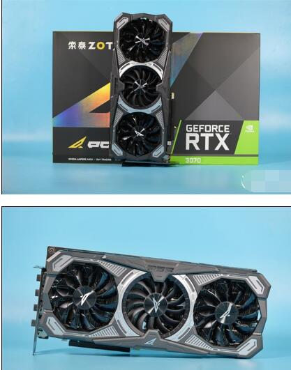 索泰RTX 3070 PGF OC拆解图赏上线:8条6mm纯铜镀镍热管