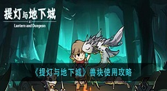 提灯与地下城兽块怎么用？提灯与地下城兽块使用攻略