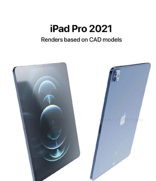 新iPad Pro渲染图曝光:首次搭载Mini LED显示屏