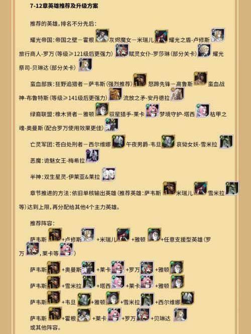 剑与远征战役阵容怎么搭配？剑与远征战役阵容搭配推荐