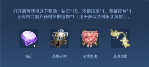 王者荣耀艾琳信物概率是多少？王者荣耀艾琳信物概率介绍