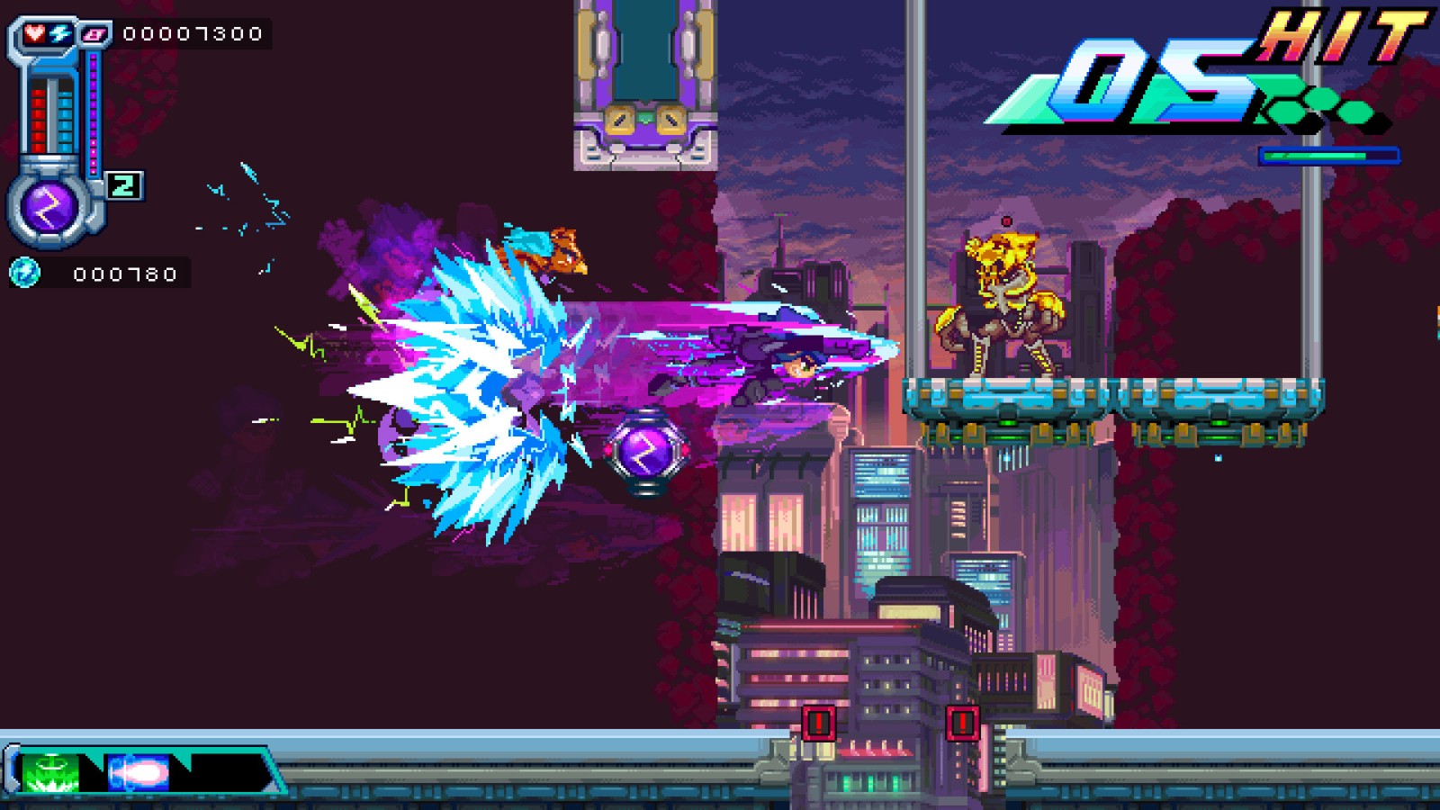 动作游戏《狂暴男孩》2022年登陆PC/Switch/PS/Xbox 致敬洛克人截图