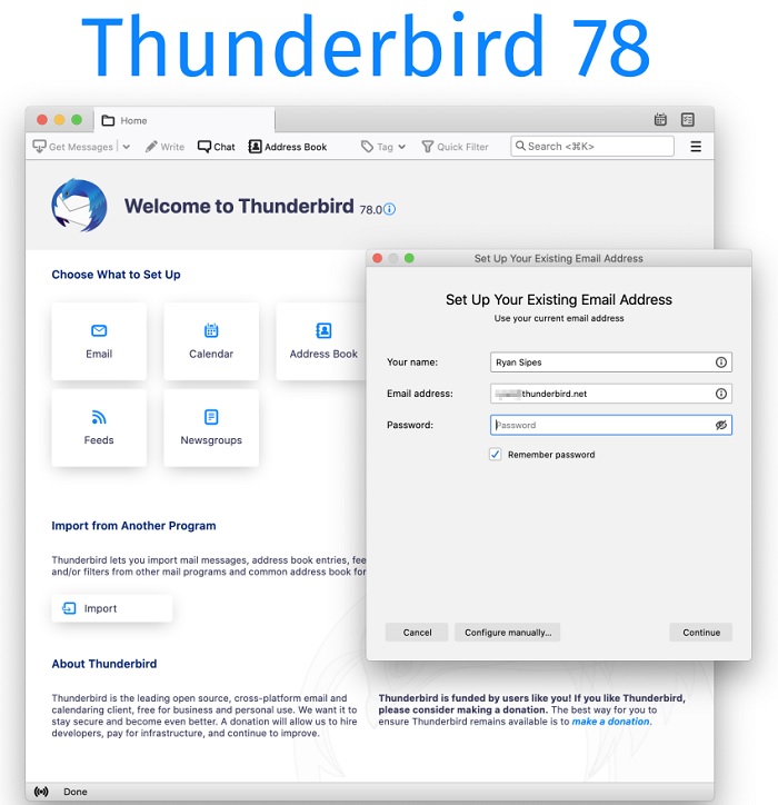 Thunderbird邮件客户端发布 78.10.2 更新 修复保存用户密钥漏洞