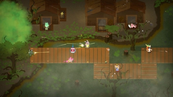 Steam2D战术竞技游戏《超级动物Royale》将推出主机版