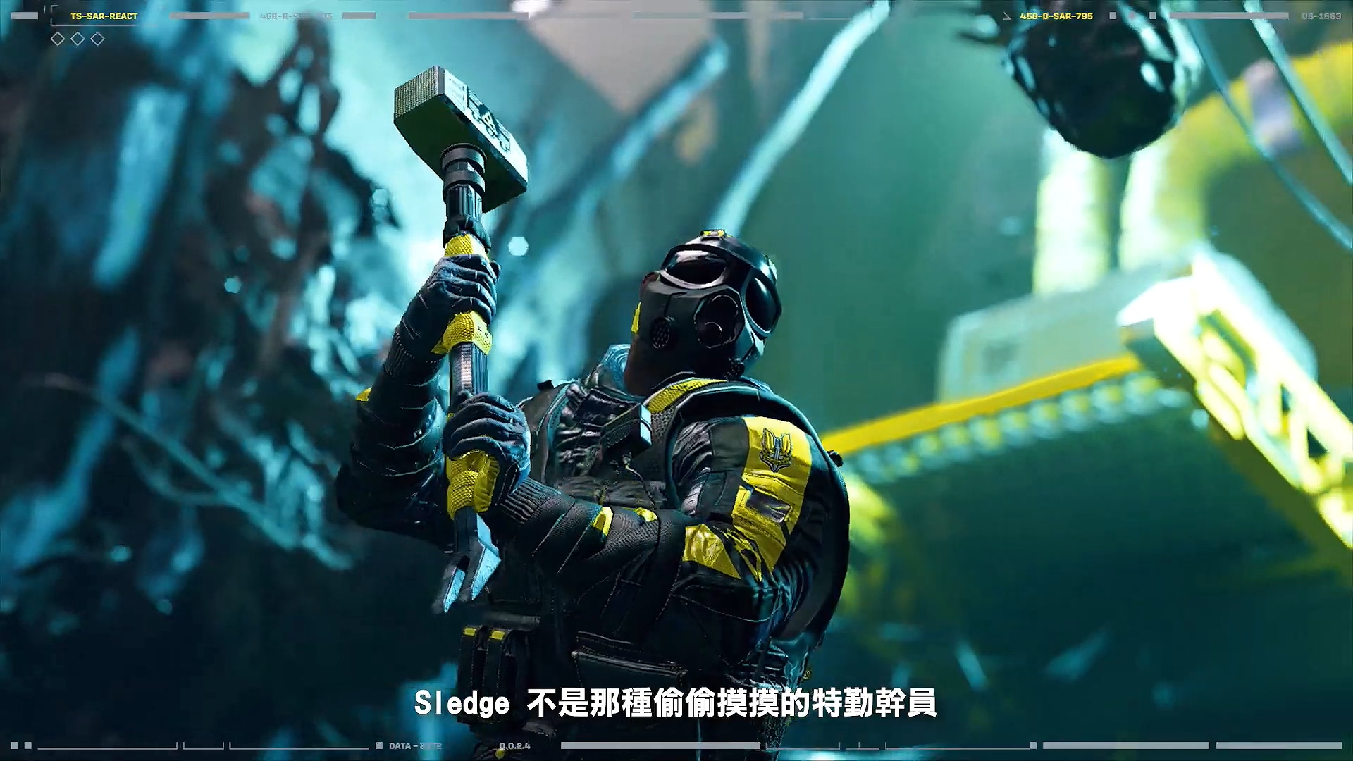 《彩虹六号:异种》“认识 REACT 特勤干员”系列影集之干员Sledge