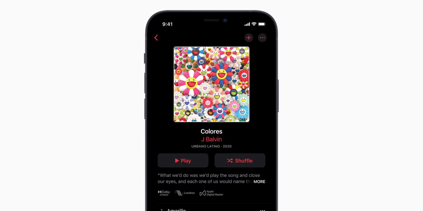苹果 Apple Music 正式推出无损音乐、空间音频