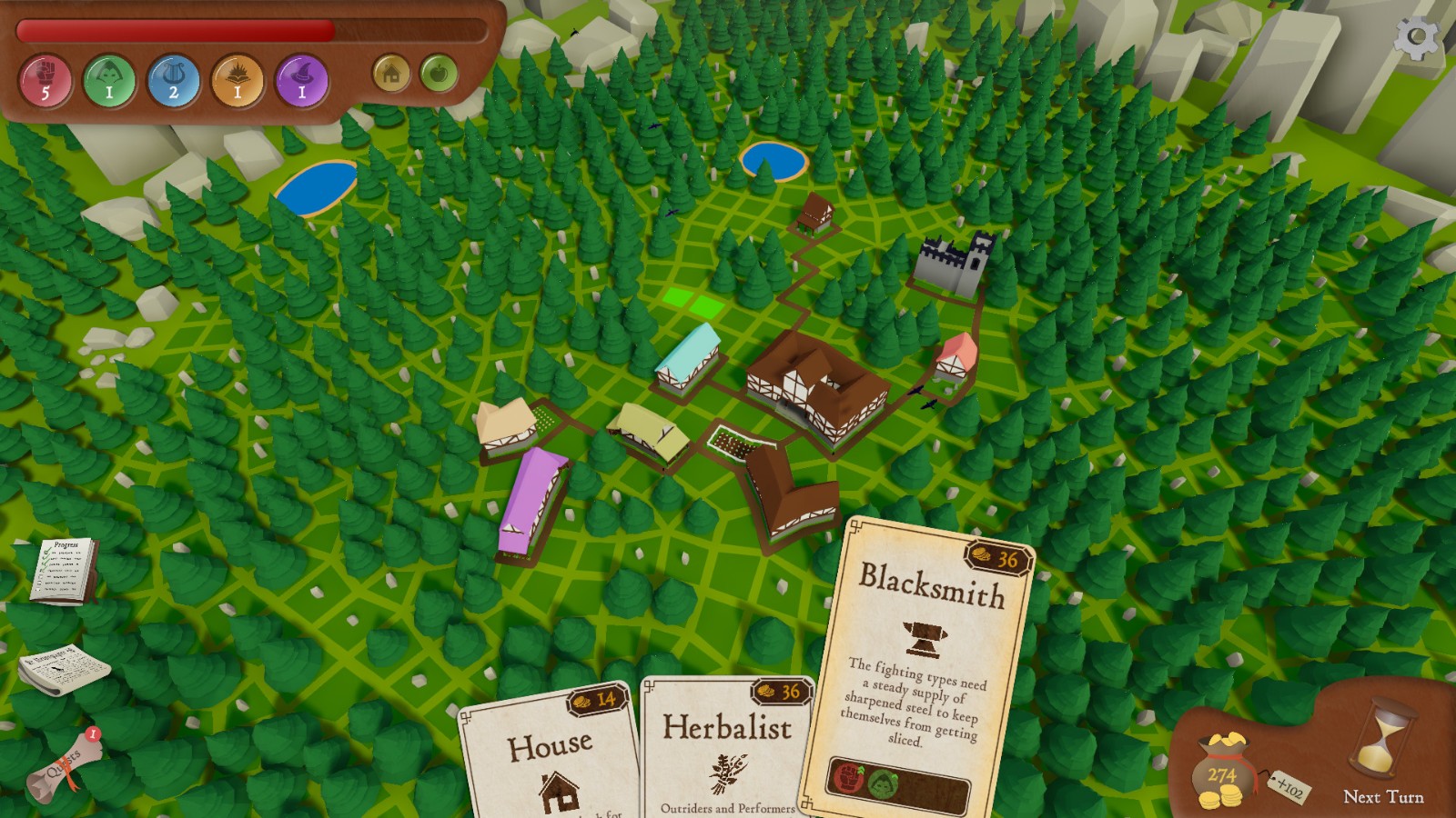 回合制城市建设模拟游戏《梦幻小镇区域经理》Steam页面上线