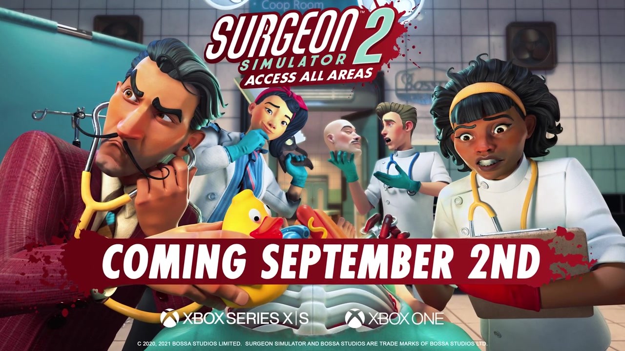《外科模拟2:Access All Areas》9月2日登陆XS/XB1/Steam/微软商店