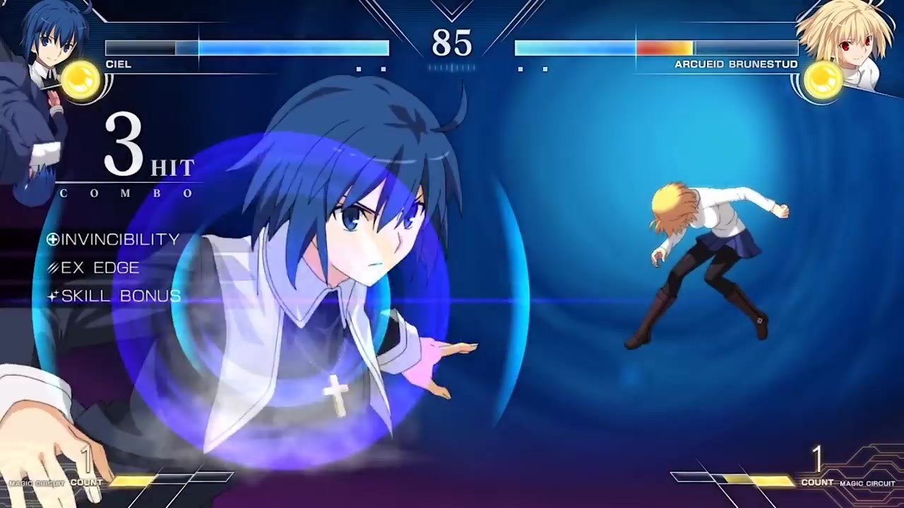格斗游戏《Melty Blood: Type Lumina》角色希耶尔预告