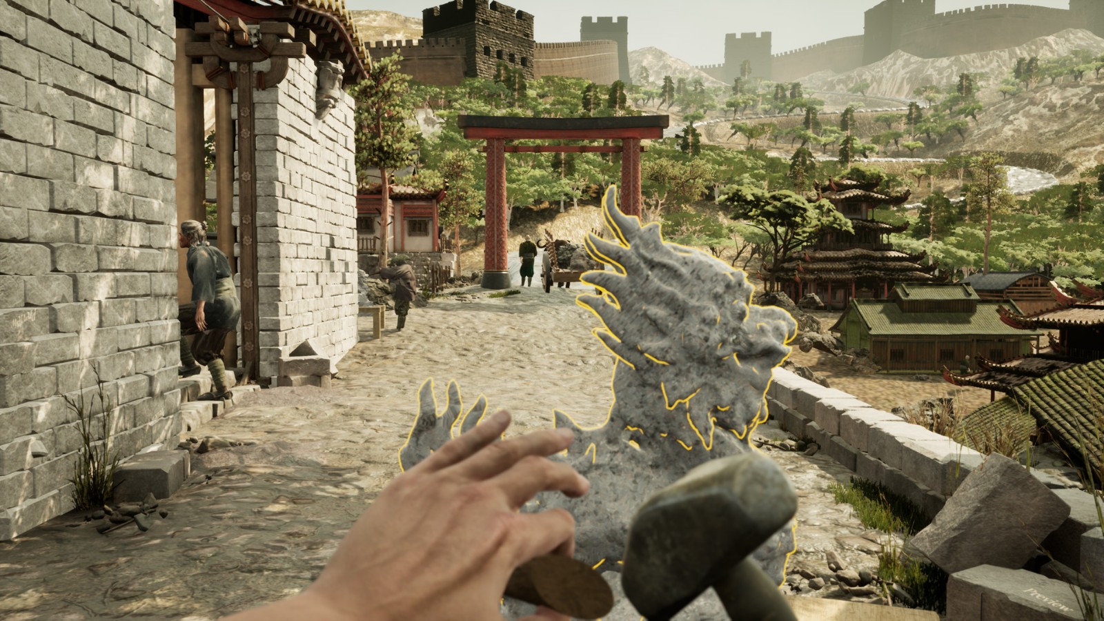 第一人称建造游戏《中国边疆》上架Steam 探索修建长城时的华人生活