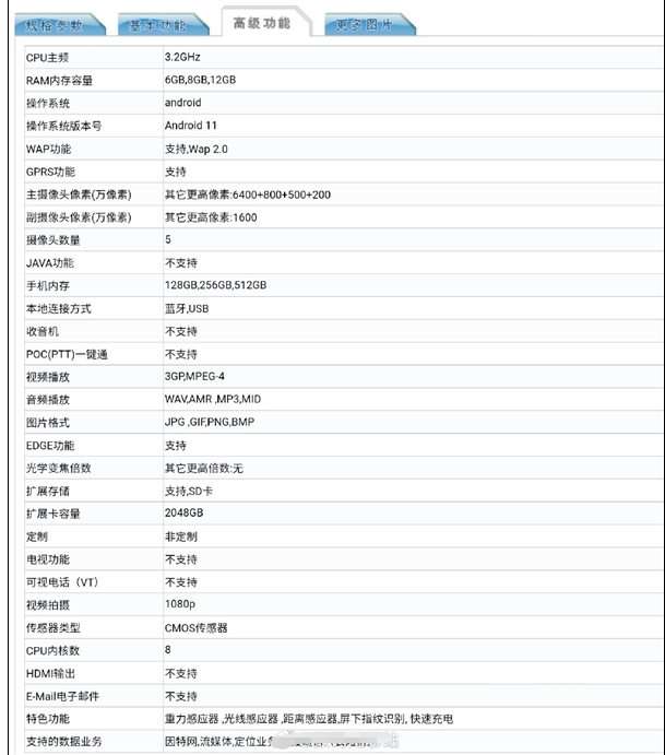 中兴Axon 30参数外露:内置4200mAh大电池 搭载骁龙870+120Hz高刷屏