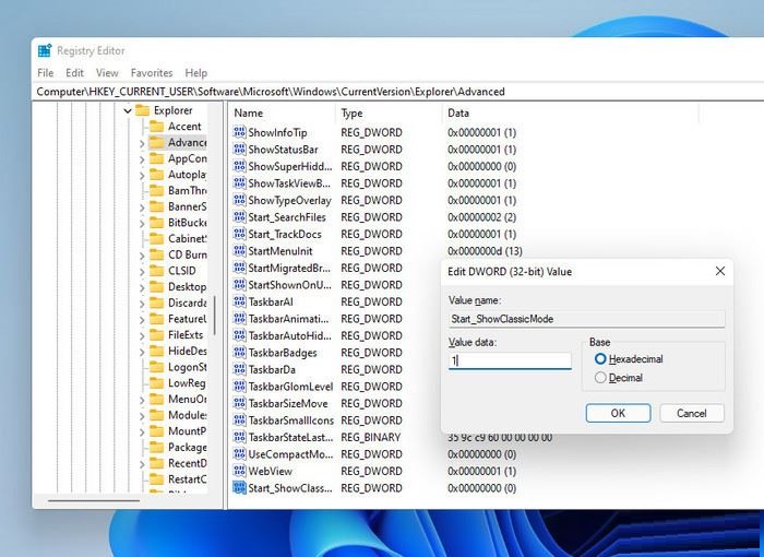 微软 Windows 11 五个隐藏功能介绍 恢复Win10经典菜单、调整任务栏尺寸等