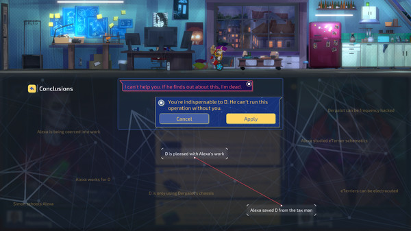 推理冒险解谜游戏《罪城骇客》登陆Steam 国区折扣价63元