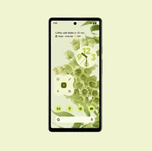 谷歌 Pixel 6/Pro 手机正式公布 今秋发布 搭载 Google Tensor