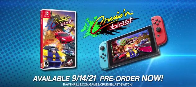 竞速游戏《Cruis'n Blast》Switch版经典赛道公开
