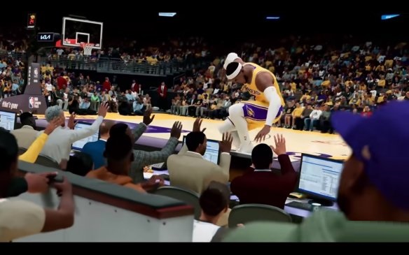 体育竞技游戏《NBA 2K22》发布最新实机演示宣传