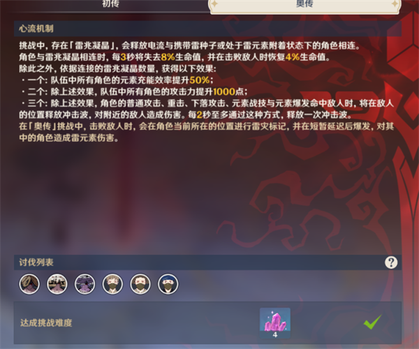 原神幻影心流无双关卡第四天怎么打？原神幻影心流无双关卡第四天打法说明