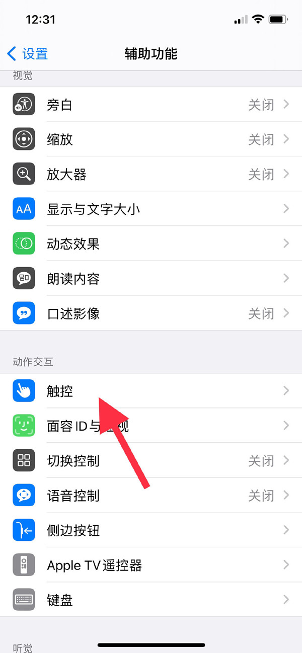 苹果13开启辅助触控教程截图