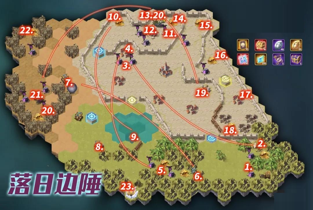 剑与远征落日边陲怎么过？剑与远征落日边陲通关路线一览