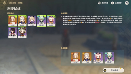 原神劇變試煉陣容怎么搭配?原神劇變試煉陣容搭配推薦