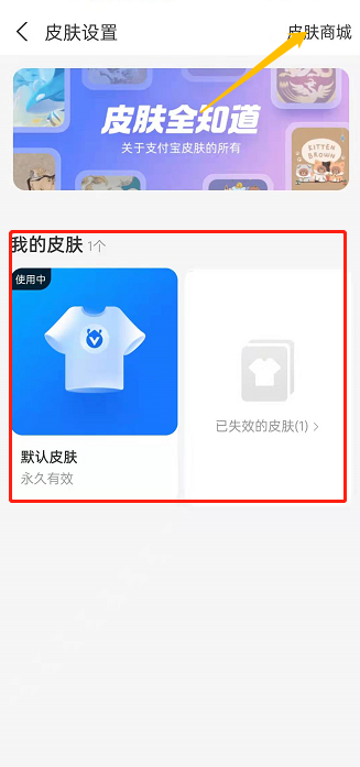 支付宝皮肤中心功能怎么用?支付宝皮肤中心功能使用教程
