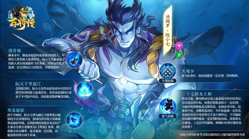 小浣熊百將傳阮小七厲害嗎?小浣熊百將傳阮小七技能強度介紹