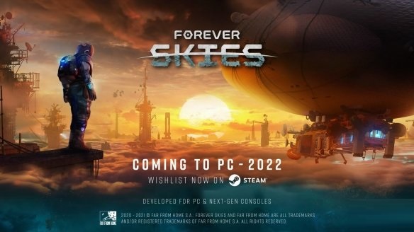 科幻动作生存游戏《Forever Skies》上架Steam 2022年内开启抢先体验
