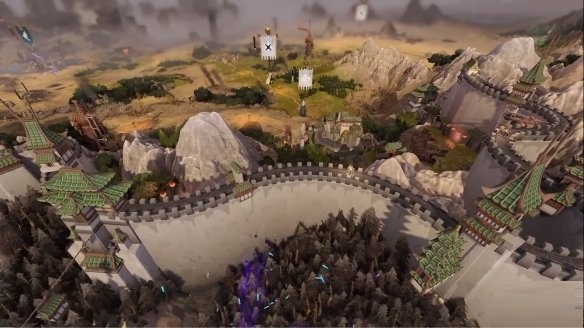 《全面战争：战锤3》展示震旦抵御混沌入侵的场景