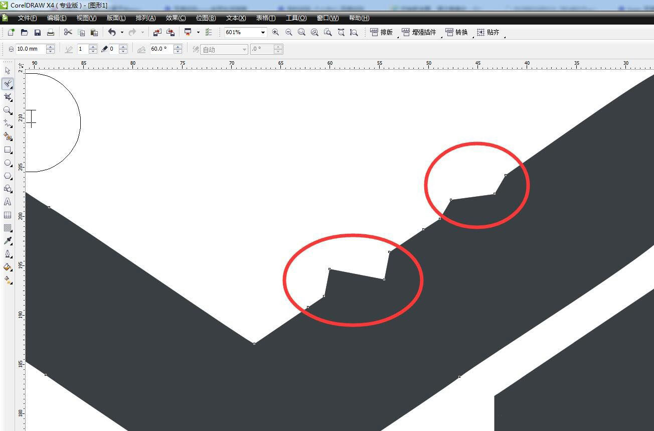 cdr文字粗糙边缘效果如何制作？cdr文字粗糙边缘效果制作方法