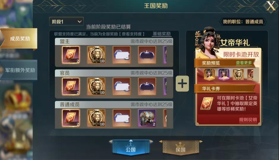 文明與征服立國獎勵有哪些？文明與征服立國獎勵介紹
