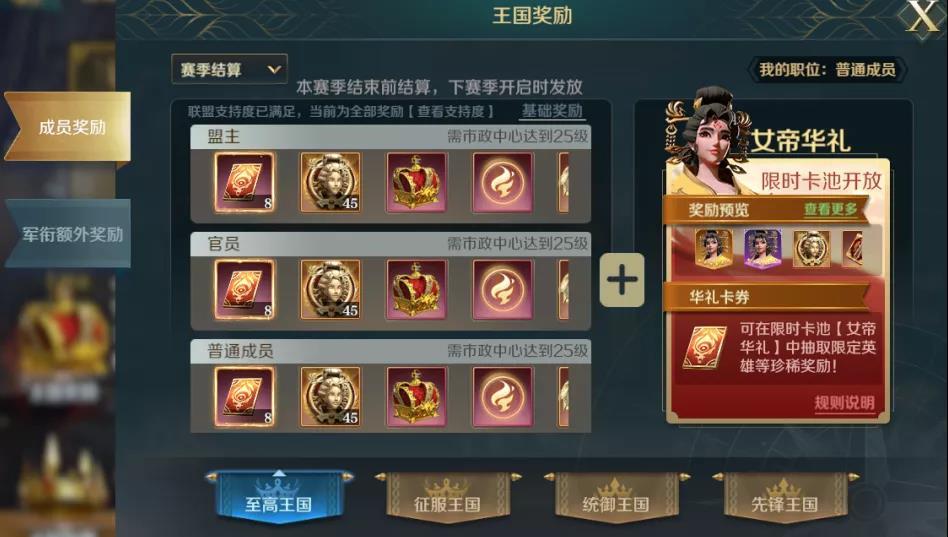 文明與征服立國獎勵有哪些？文明與征服立國獎勵介紹截圖