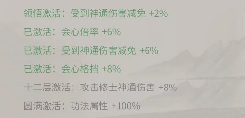 一念逍遥二十二阶功法属性效果怎么样?一念逍遥二十二阶功法属性效果介绍