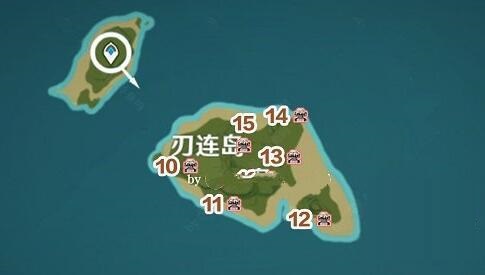 原神八重神子突破材料分布位置在哪里？原神八重神子突破材料分布位置一覽截圖
