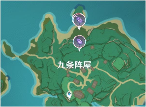 原神鬼兜蟲采集位置在哪？原神最新鬼兜蟲采集位置一覽截圖