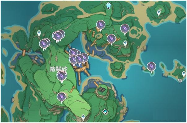 原神鬼兜蟲采集位置在哪？原神最新鬼兜蟲采集位置一覽截圖