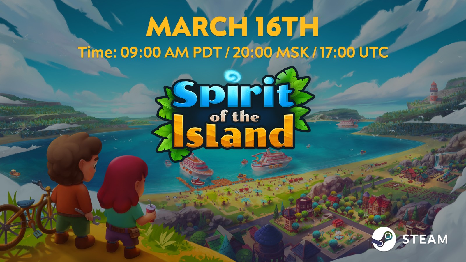 生活模拟RPG游戏《Spirit of the Island》3月16日Steam抢先体验 支持简中