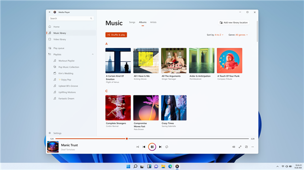 Win11新的记事本和Media Player播放器开始推送