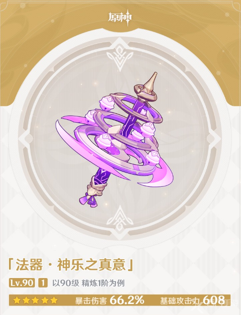 原神神樂之真意效果怎么搭配?原神神樂之真意效果搭配推薦