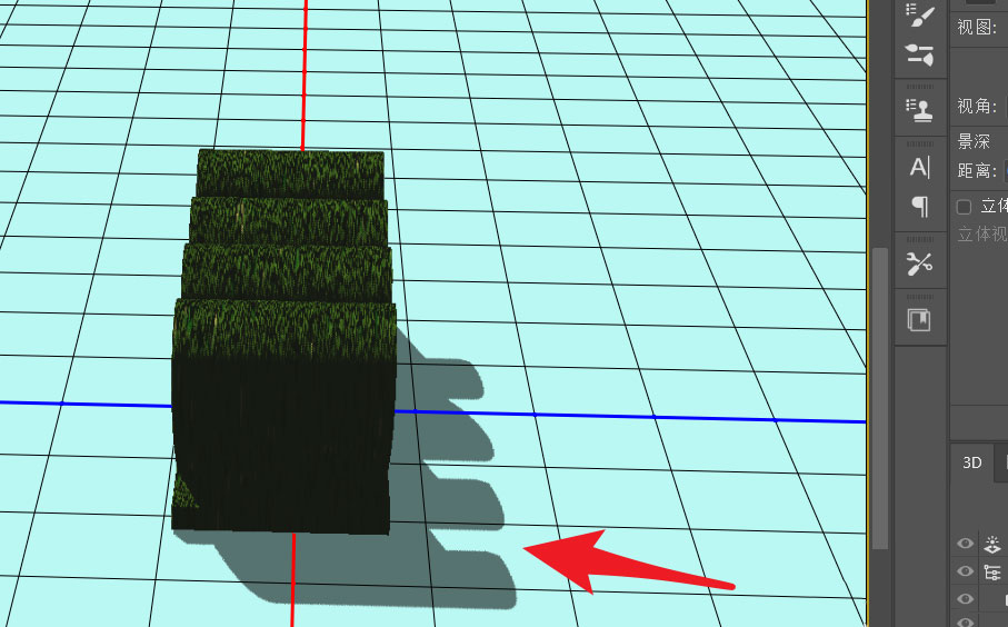 PS2021立体物品投影位置怎么调整？PS2021立体物品投影位置调整方法