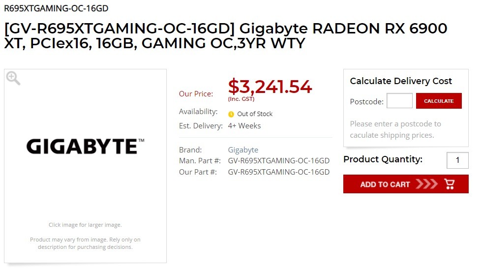 AMD 新旗舰 RX 6950 XT 售价泄露 约1.5万元起步 对标RTX 3090 Ti