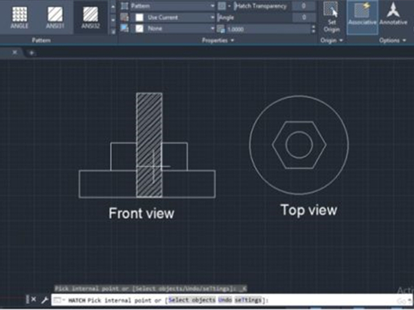 cad剖面线如何填充？cad剖面线填充方法