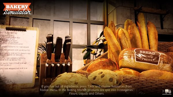 休闲模拟游戏《面包房模拟器》上架Steam 5月4日发售支持简中