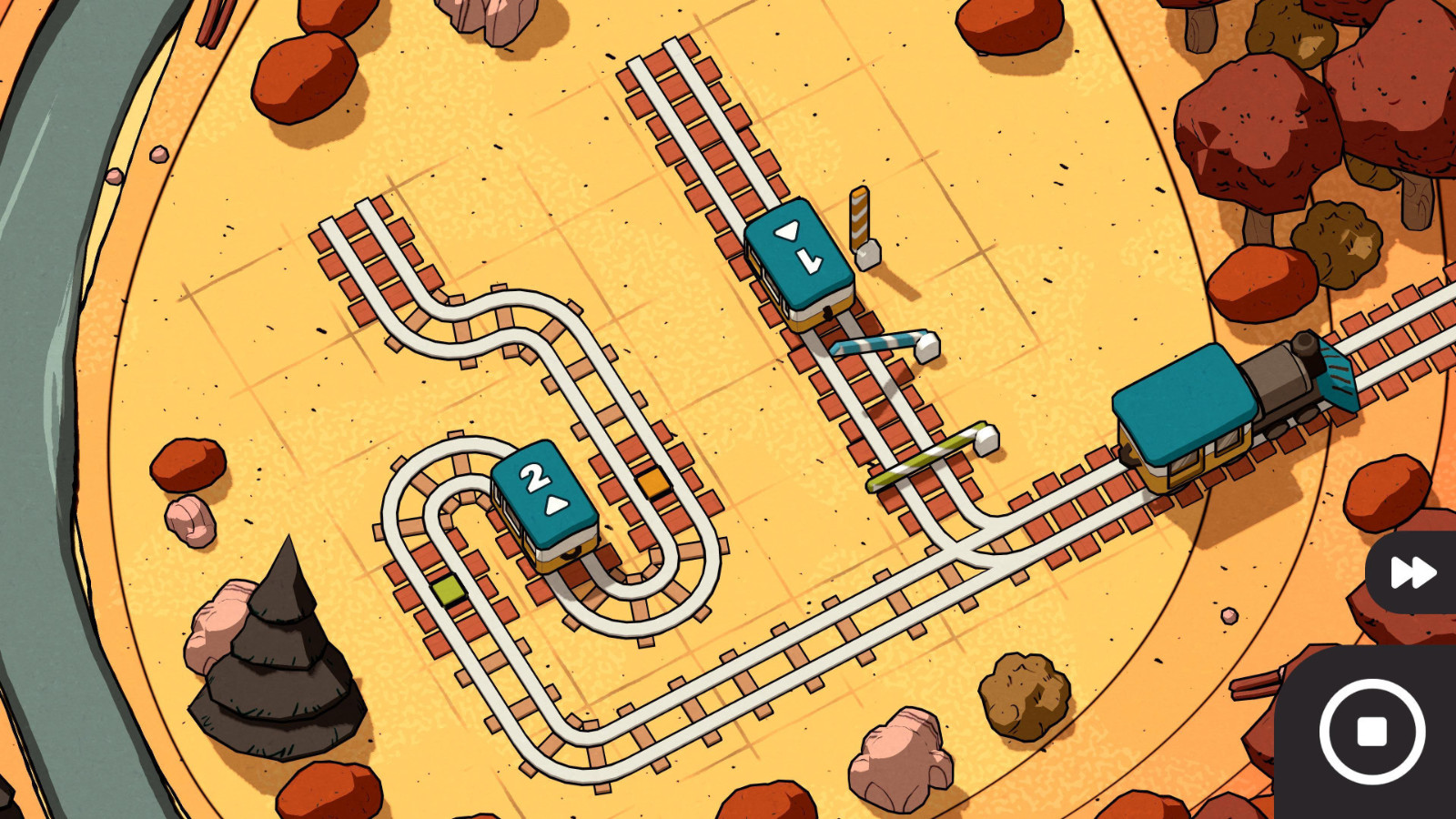 《Railbound》免费试玩Demo现已上线Steam