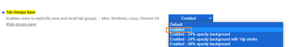 Chrome浏览器保存组功能如何设置?Chrome浏览器保存组功能设置方法截图
